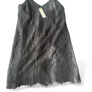 Francescas black lace dress